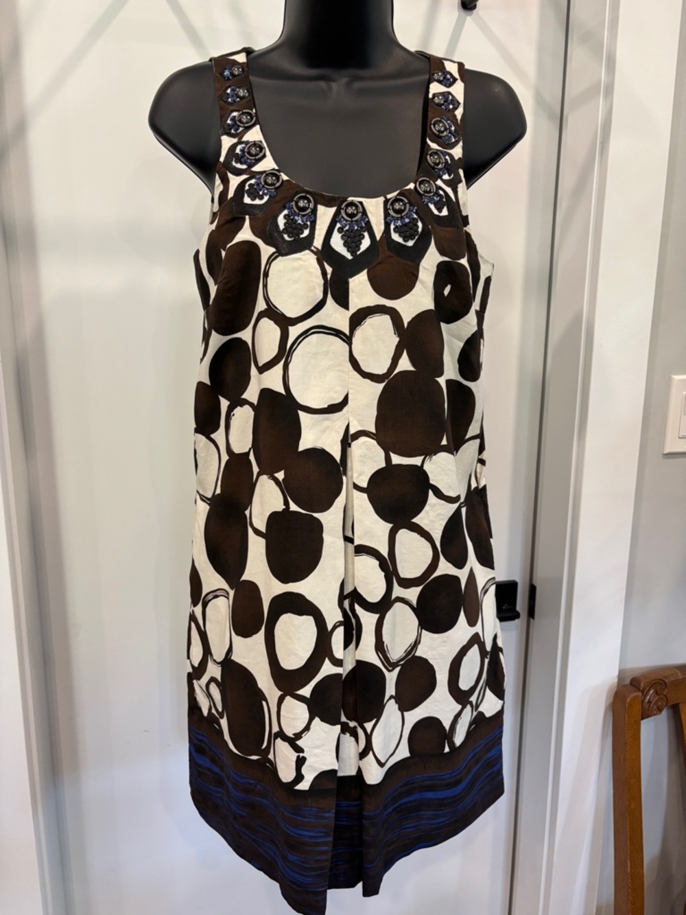 Kenzie Silk and Linen Blend Dress